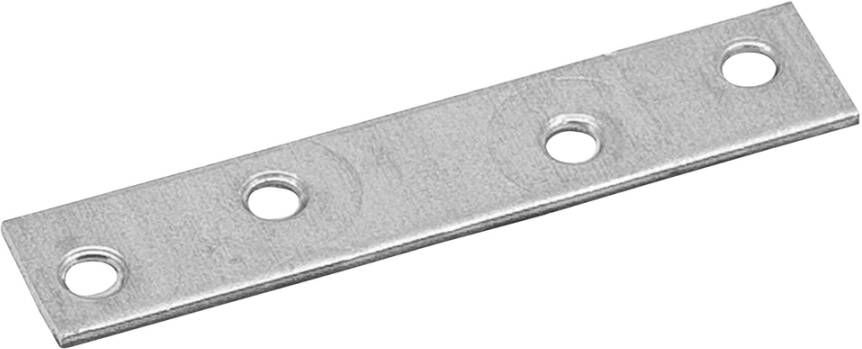 Waelbers Verbindingsplaatje 80mm blauw verzinkt (GV) 100 Stuk(s) 2401EAN.13