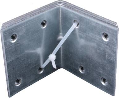 Waelbers Versterkingshoek 60x60mm p.2st KVP blauw verzinkt 10 Stuk(s) 4321KVP.25