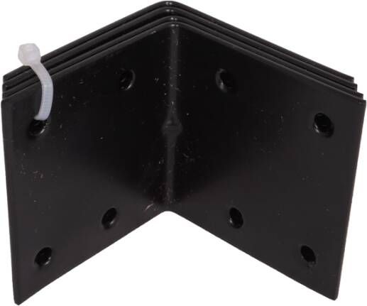 Waelbers Versterkingshoek 60x60mm zwart 20 Stuk(s) 4327.08