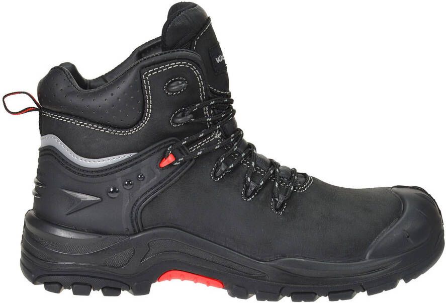 Walkmate Zagreb | Zwart Rood | veter hoog | airplus | S3 SRC | 92473.41