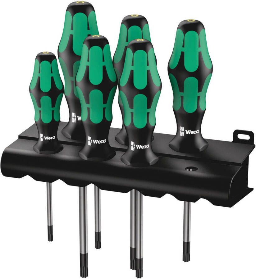Wera 367 6 TORX BO Kraftform Plus TORX BO-Schroevendraaierset + houder 6 -delig 1 stuk(s) 05138250001