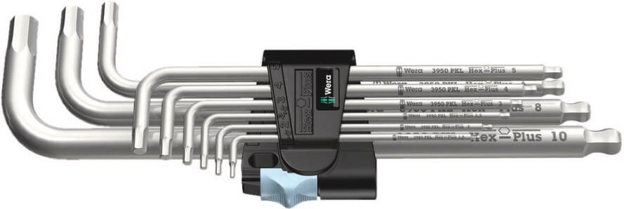 Wera 3950 PKL 9 Stiftsleutelset metrisch RVS 9 -delig 1 stuk(s) 05073544001 - Foto 2