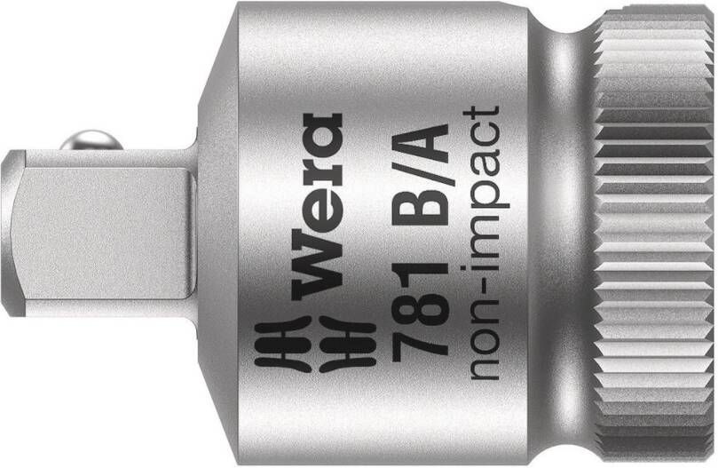 Wera 781 B 3 8" Adapter | Verbindingsstuk | 781 B A x 1 4 x 27 mm x 3 8" 05042672001