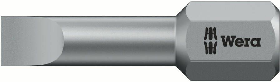 Wera 800 1 TZ Sleufschroeven Bits 0.6 x 4.5 x 25 mm 1 stuk(s) 05056210001