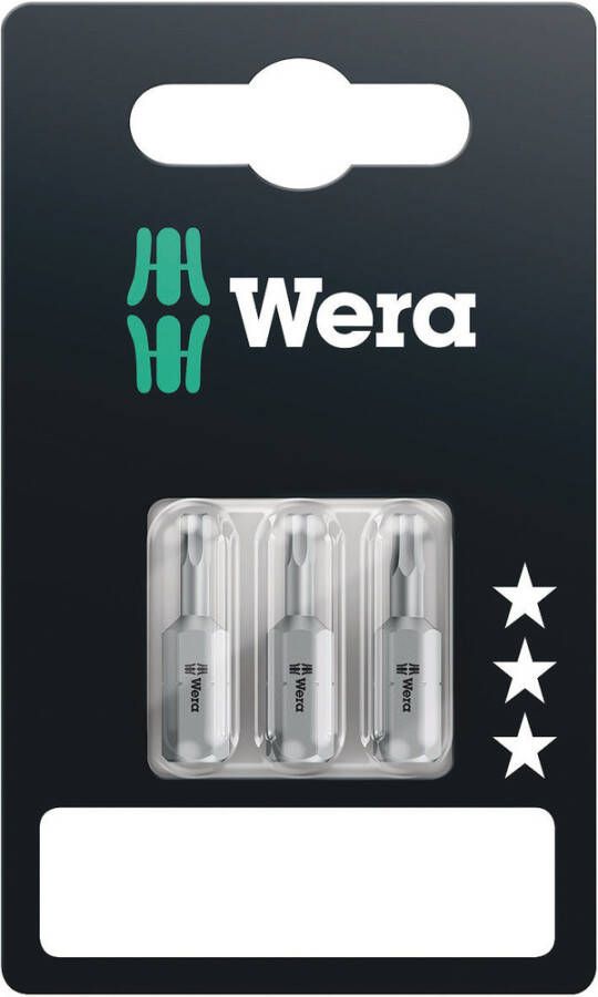 Wera 840 1 Z Set SB 2.0 und 2.5 und 3.0 x 25 mm 1 stuk(s) 05073342001