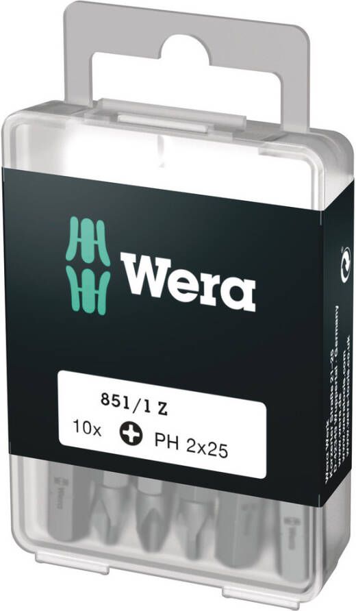 Wera 851 1 Z Bits Phillips PH 3 x 25 mm (10 Bits pro Box) 1 stuk(s) 05072402001