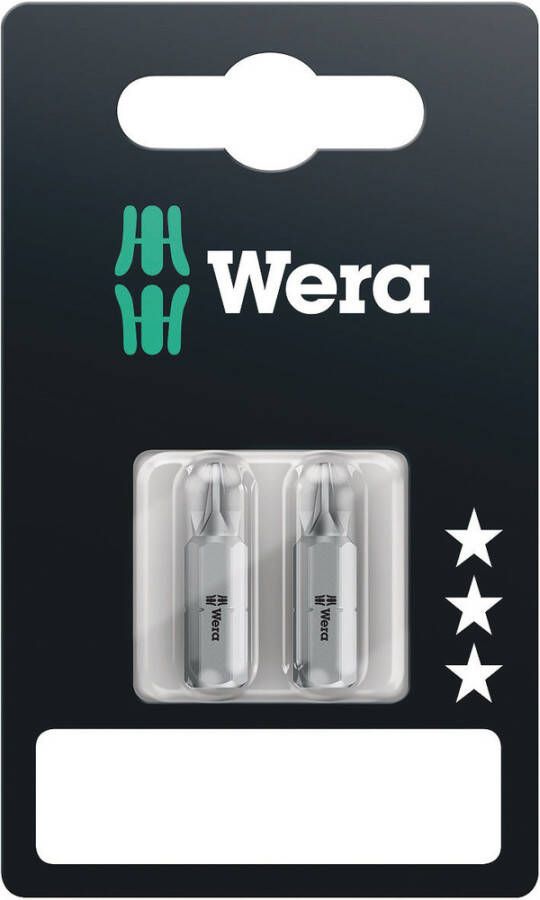 Wera 855 1 Z Bits Pozidriv 2 x PZ 1 x 25 mm 5 stuk(s)