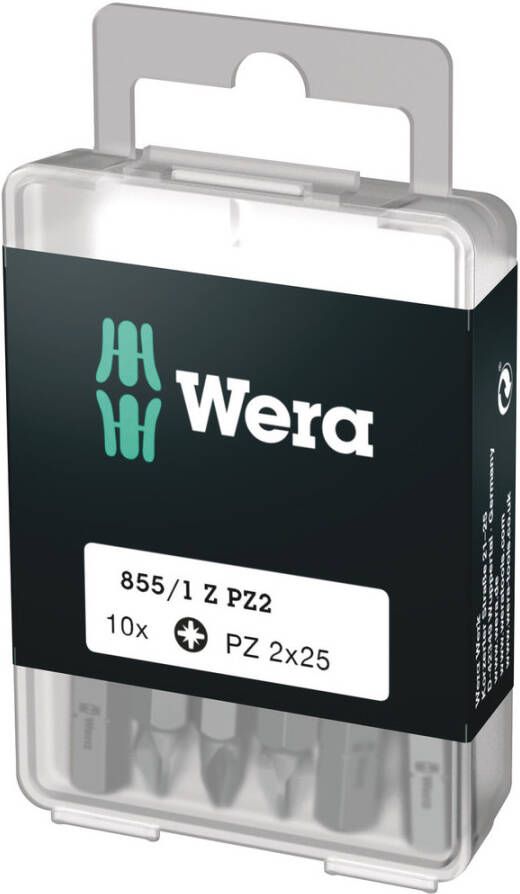 Wera 855 1 Z Bits Pozidriv PZ 1 x 25 mm (10 Bits pro Box) 1 stuk(s) 05072403001
