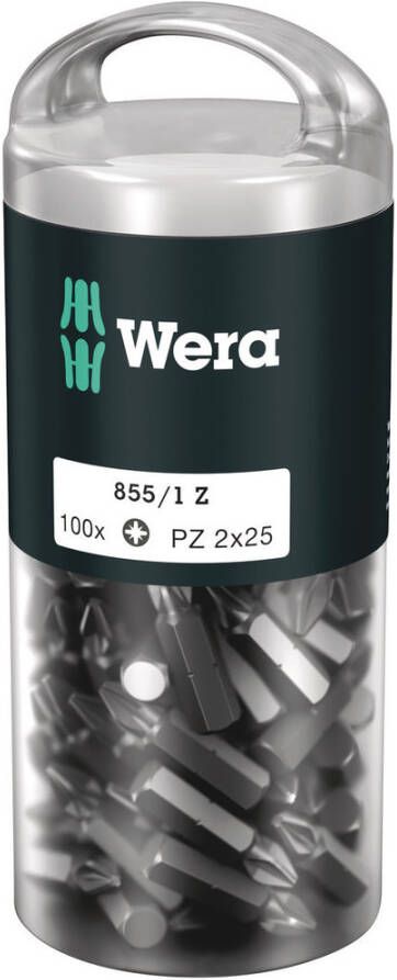 Wera 855 1 Z Bits Pozidriv PZ 1 x 25 mm (100 Bits pro Box) 1 stuk(s) 05072443001