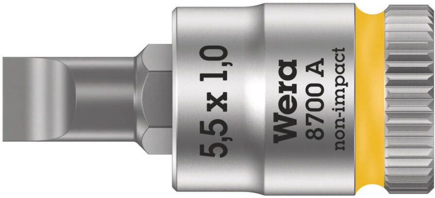 Wera 8700 A FL Zyklop Bit dop-combinatie met 1 4" Aandrijving FL 0 8 x 5 x 28 mm 1 stuk(s) 05003320001