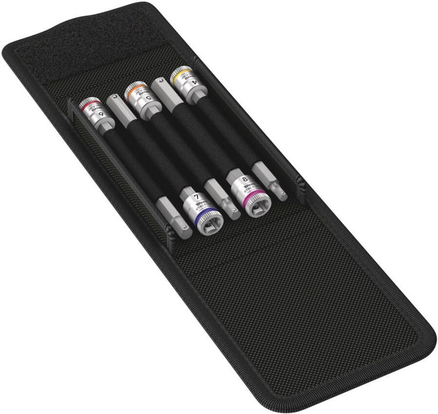 Wera 8740 A HF 1 Zyklop Bit-doppen-set met vasthoudfunctie 1 4"-aandrijving 5-delig 1 stuk(s) 05003345001