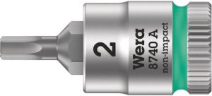 Wera 8740 A Zyklop Bit dop-combinatie met Vasthoudfunctie met 1 4" Aandrijving 2 0 x 28 mm 1 stuk(s)