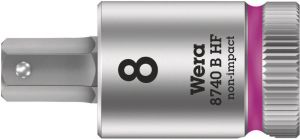Wera 8740 B HF Binnenzeskant Zyklop Bitdop met 3 8"-aandrijving met vasthoudfunctie 1 4" x 107 mm 1 stuk(s)