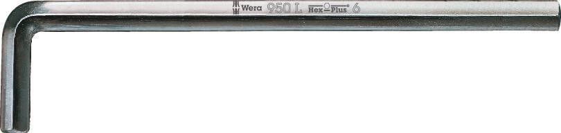 Wera 950 L Stiftsleutel Metrisch Verchroomd Hex-Plus 12.0 mm 1 stuk(s) 05021645001