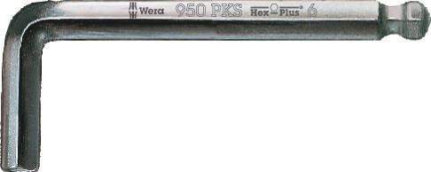 Wera 950 PKS Stiftsleutel Metrisch Verchroomd Hex-Plus 2.5 mm 1 stuk(s) 05133152001