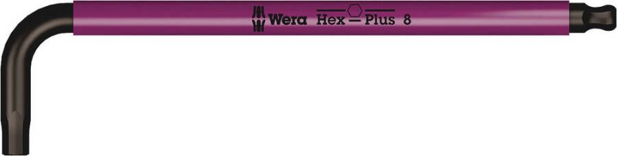 Wera 950 SPKL Stiftsleutel Multicolour Metrisch BlackLaser Hex-Plus 2.5 mm 1 stuk(s) 05022604001