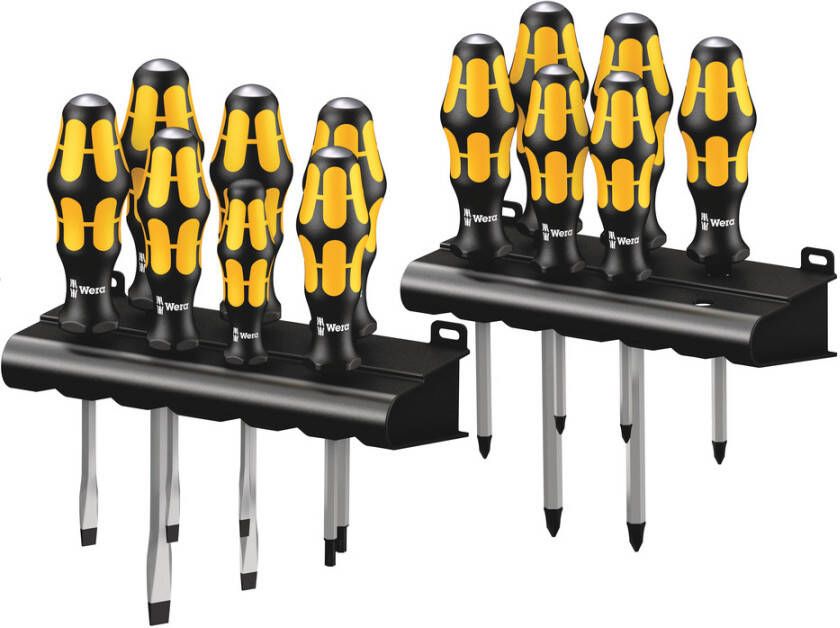 Wera Big Pack 900 Schroevendraaierset Kraftform : De Schroefbeitel + Houder 13-delig 1 stuk(s)