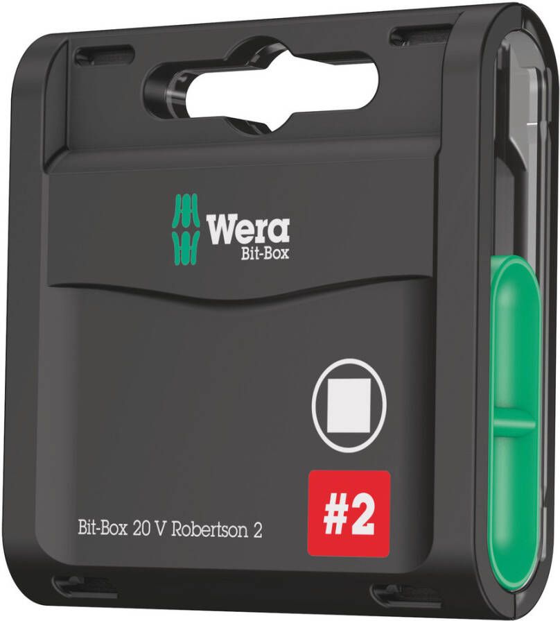 Wera Bit-Box 20 V Robertson 2 20-delig 1 stuk(s) 05057790001