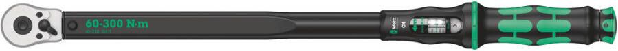 Wera Click-Click-Torque C 4 draaimomentsleutel met omschakelratel 1 2 duim 60 300 Nm 1 stuk(s) 05075623001