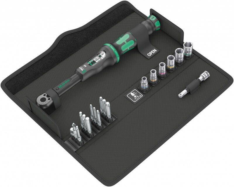 Wera Click-Torque A6 Set 1 Momentsleutel 6 3 mm (1 4") met omschakelbare ratel A 6 05130110001