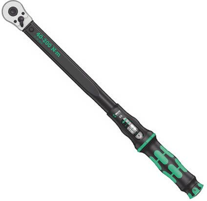 Wera Click-Torque C 3 draaimomentsleutel met omschakelratel 1 2 duim 40 200 Nm 1 stuk(s) 05075622001