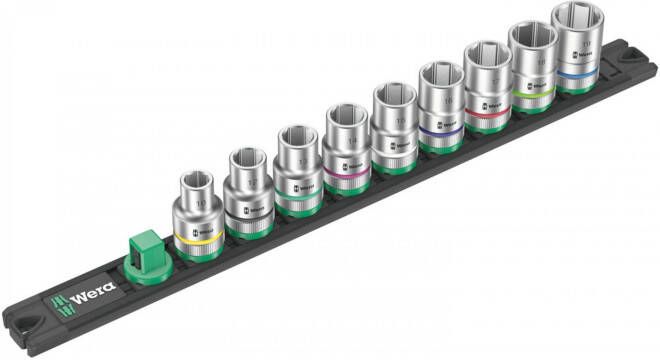 Wera Dop-magneetstrip C 4 Zyklop doppenset | 1 2"-aandrijving | 9-delig 05005460001