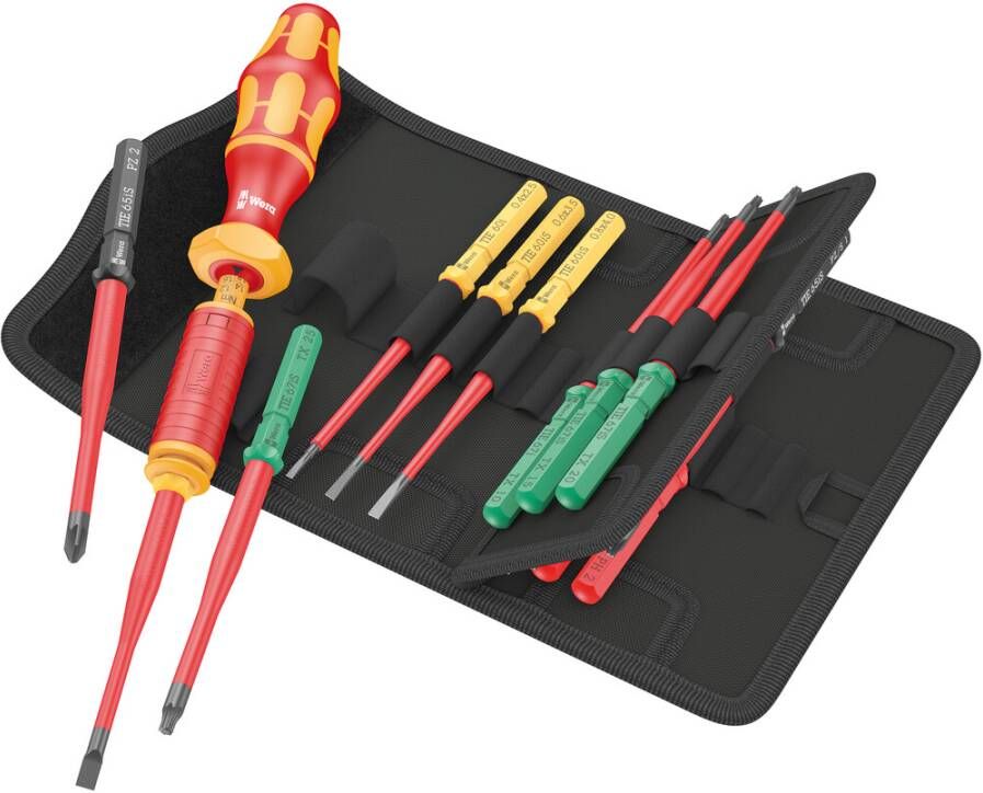 Wera Kraftform Kompakt VDE 15 Torque 1 2-3 0 | Nm Extra slim 1 Tool Finder | 15 stuks 05006605001