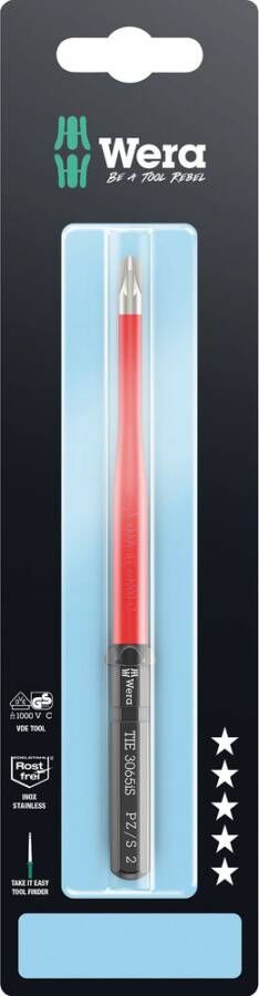 Wera Kraftform Kompakt VDE 3065 | iS PZ S Take it easy SB | RVS 5006585001