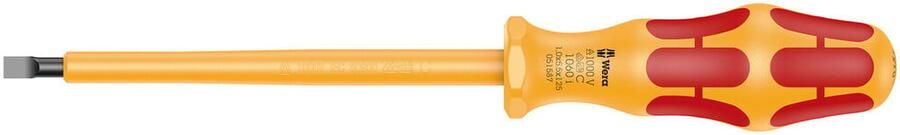 Wera 1060 i VDE-geïsoleerde Kraftform sleuf-schroevendraaier 1 x 5.5 x 125 mm 05051587001