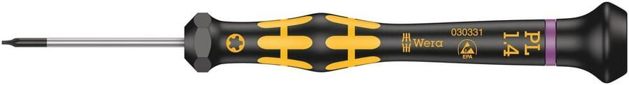 Wera 1573 Pentalobe ESD Kraftform Micro Schroevendraaier PL 1.4 x 40 mm 05030331001