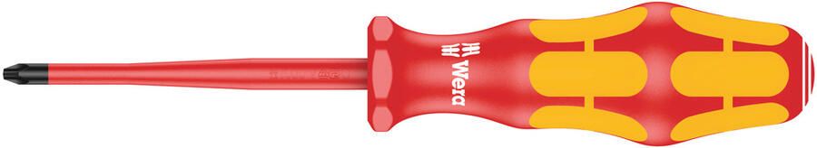 Wera 162 is PH VDE geïsoleerde Phillips Schroevendraaier kling met gereduceerde diameter PH 1 x 80 mm 1 stuk(s) 05006450001