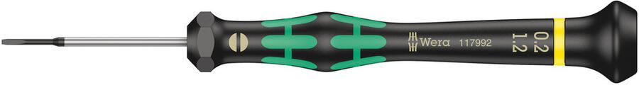 Wera 2035 Kraftform Micro Zaagsnede Schroevendraaier 0.20 x 1.2 x 40 mm 1 stuk(s) 05117992001