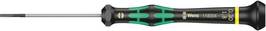 Wera 2035 Kraftform Micro Zaagsnede Schroevendraaier 0.30 x 1.8 x 60 mm 1 stuk(s) 05118004001 - Foto 2
