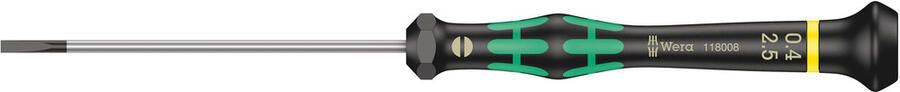 Wera 2035 Kraftform Micro Zaagsnede Schroevendraaier 0.40 x 2.5 x 80 mm 1 stuk(s) 05118008001