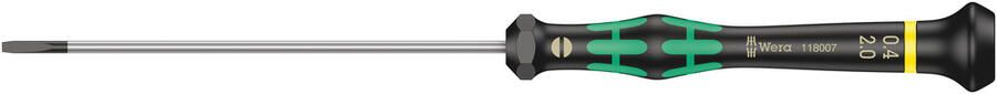 Wera 2035 Kraftform Micro Zaagsnede Schroevendraaier 0.40 x 2.0 x 100 mm 1 stuk(s) 05118007001