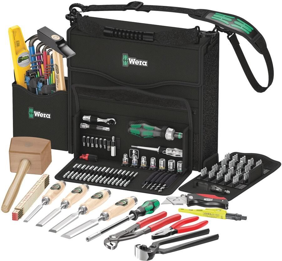 Wera 2go H 1 gereedschapsset voor houtbewerking 134-delig 05134011001
