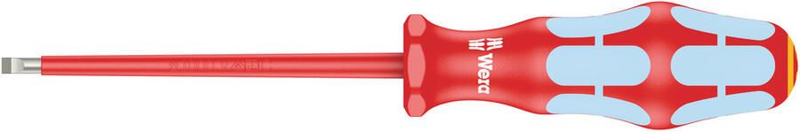 Wera 3160 i VDE Zaagsnede-Schroevendraaier RVS 0.8 x 4.0 x 100 mm 1 stuk(s) 05022731001