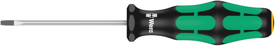 Wera 335 Zaagsnede Schroevendraaier Electriciën Kling 0.4 x 2.0 x 60 mm 1 stuk(s) 05008006001