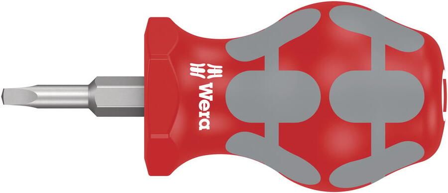 Wera 368 Stubby schroevendraaier voor binnenvierkant-schroeven # 2 x 25 mm 05008864001