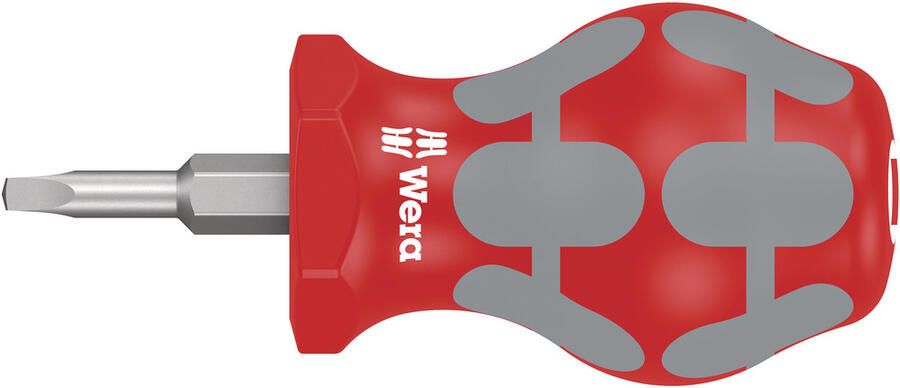 Wera 368 Stubby schroevendraaier voor binnenvierkant-schroeven # 2 x 25 mm 05008864001