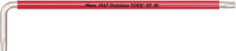 Wera 3967 SXL HF TORX Stiftsleutel Multicolour met vasthoudfunctie lang RVS TX 40 x 224 mm 05022688001