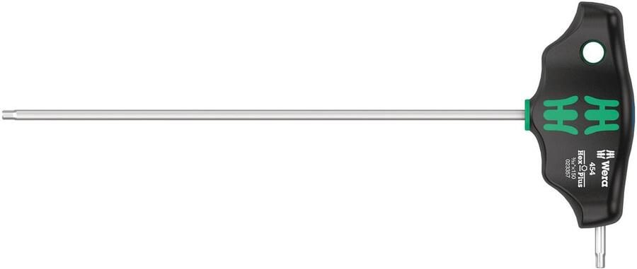 Wera 454 Imperial T-greep zeskant-schroevendraaier Hex-Plus met vasthoudfunctie inch 3 32" x 150 mm 05023357001