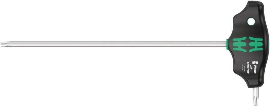 Wera 467 TORX HF T-greep-schroevendraaier met vasthoudfunctie TX 25 x 200 mm 05023376001