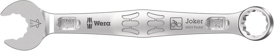 Wera 6003 Joker Pedal ringsteeksleutel 15 x 174 mm 05020221001