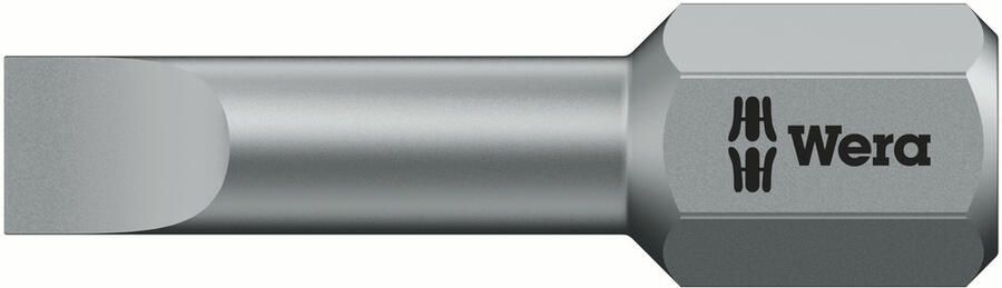 Wera 800 1 TZ Sleufschroeven Bits 1.6 x 8.0 x 25 mm 1 stuk(s) 05056240001