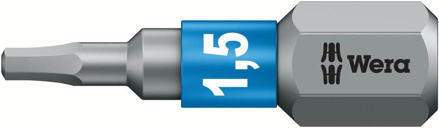 Wera 840 1 BTZ Zeskant Bits 1 5 x 25 mm 1 stuk(s) 05056680001