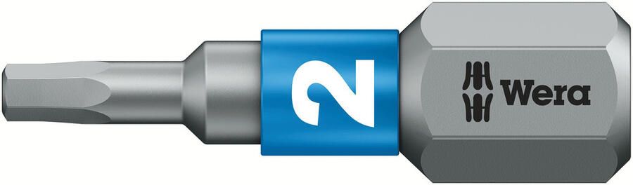 Wera 840 1 BTZ Zeskant Bits 2 0 x 25 mm 1 stuk(s) 05056681001