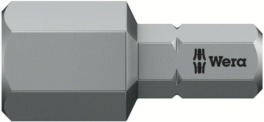 Wera 840 1 Z Zeskant Bits Hex-Plus 10.0 mm x 25 mm 1 stuk(s) 05056340001