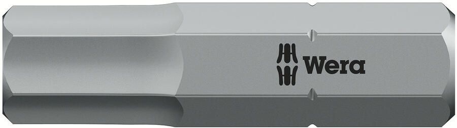 Wera 840 1 Z Zeskant Bits Hex-Plus 6.0 mm x 25 mm 1 stuk(s) 05056330001