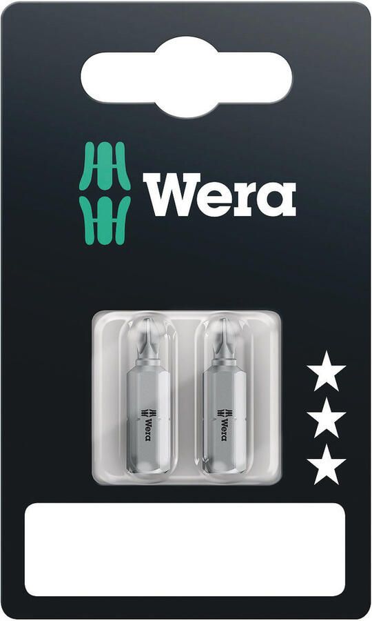 Wera 851 1 Z Bits Phillips 2 x PH 1 x 25 mm 1 x 2 stuk(s) 05073304001